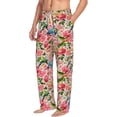 thumbnail image 6 of Logiee Watercolor Birds Print Pajama Pants for Men,Men’s Pajama Bottoms,Mens PJ Pants with Pockets & Button Fly-Medium, 6 of 6