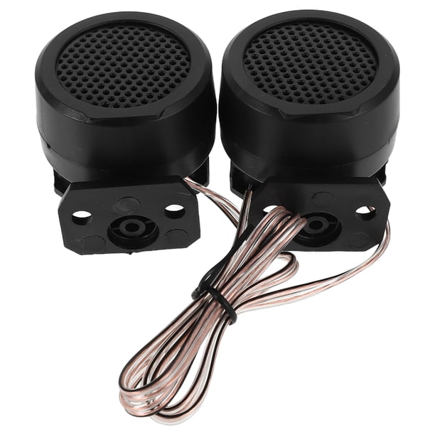 1 par de tweeters estéreo redondos para coche: altavoces de audio de alta frecuencia de 500 W para coches y camiones, fáciles de instalar - Supertweets estéreo para vehículos