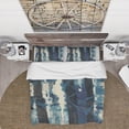 thumbnail image 3 of Designart 'Deep Woods II Indigo' Cottage Duvet Cover Set, 3 of 4