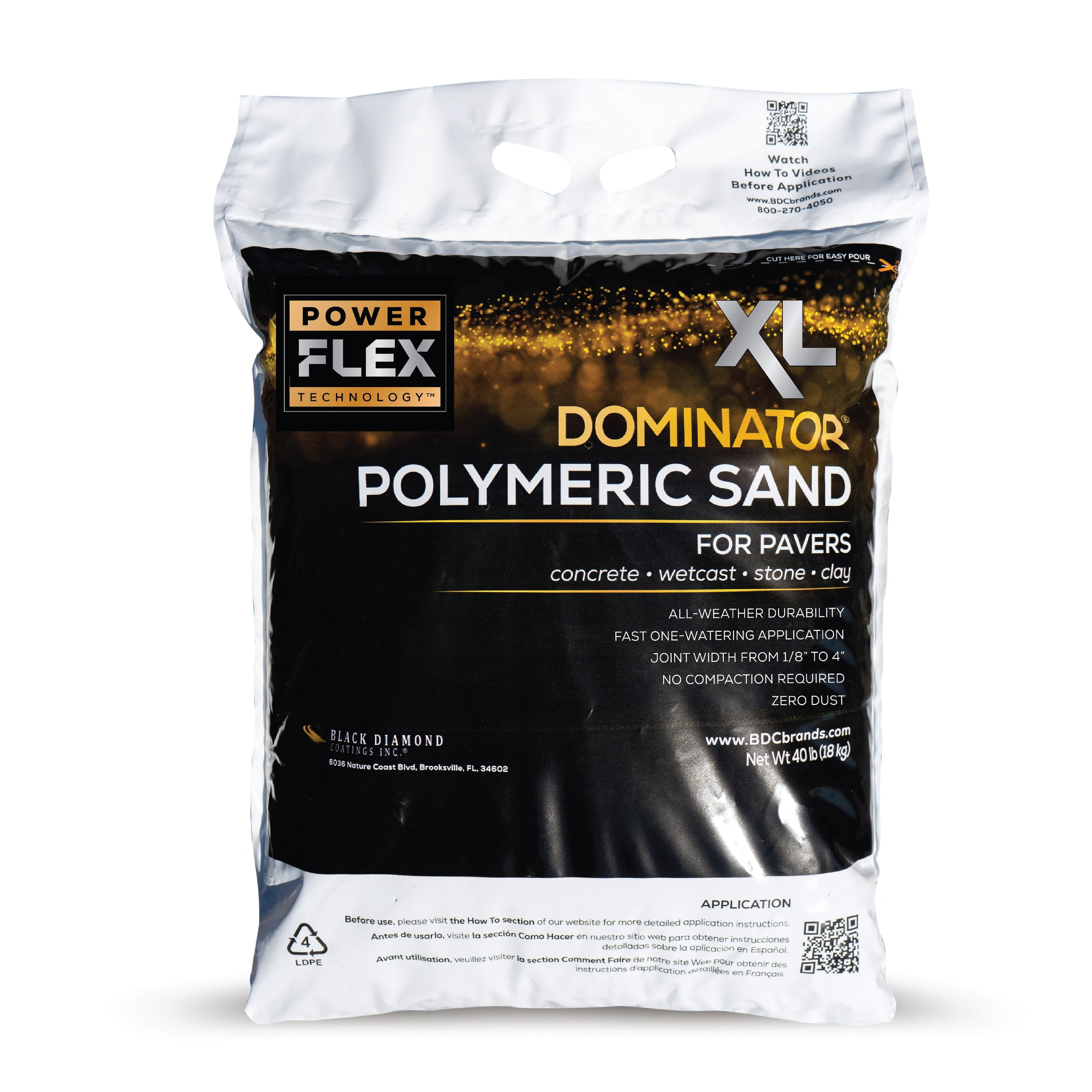 DOMINATOR XL 40 lbs. Gray Beige Polymeric Sand, Pro-Graded Paver Joint Sand