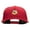 Red, variant on Fall Owl Embroidered Faux Jute 6 Panels Structured Snapback Cap - Sea Blue OSFM