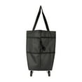 thumbnail image 1 of Bolsa de compras con ruedas Strade Fareast Limited bolsa de mano plegable tela Oxford negro, 1 of 8