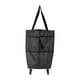 thumbnail image 1 of Bolsa de compras con ruedas, bolsa de mano plegable, bolsa de viaje de tela Oxford con ruedas, carrito de hombro para viajes, cocina, hogar, picnic Negro, 1 of 9