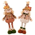 thumbnail image 5 of 2Pcs Harvest Scarecrow Doll with Strechable Leg Fall Harvest Decor for Home Autumn Thanksgiving Decoration Cute Couples Ornament Thanksgiving Gifts, 5 of 10