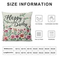 thumbnail image 6 of Acheng Pillow Covers Set of 2 Pink Spring Flowers Throw Pillow Covers Happy Mother's Day Pillowcase Cushion Cover for Sofa Couch Bed 2pcs 18x18in, 6 of 6