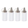 thumbnail image 1 of Wmool 4pcs Mini Condiment Squze BottleLeakproof Mini Ketchup Bottles Sauce, 1 of 8