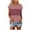 Pink, variant on Uner 10$!Summer Plus Size Tops for Womens 2025 Fashion Casual Short Sleeve Round Neck Print Ladies Blouse