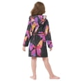 thumbnail image 6 of DIXRUYEE Bathrobes Belt Hooded Colorful Flight Creative Pattern, 6 of 8