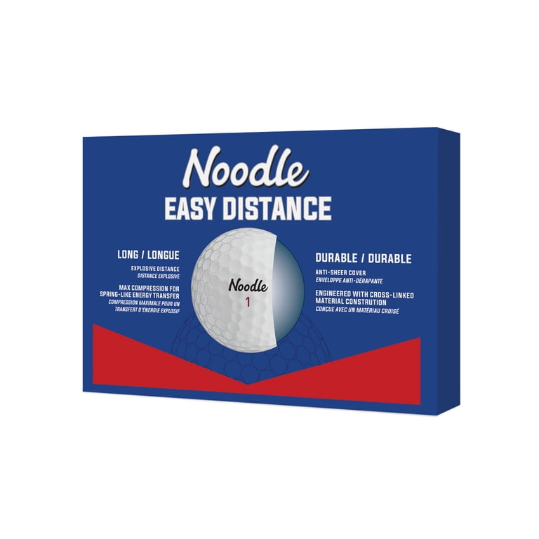 Noodle Easy Distance Golf Balls, 12 Pack, White photo 4