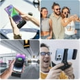 thumbnail image 3 of 2 Pack] Small Portable Charger for iPhone14/13, 5000mAh PD Fast Charging Power Bank, LCD Display Cute Mini Battery Pack Compatible with iPhone 14/14 Pro Max/13/13 Pro/12 Pro/11/XR/X/8-Black+Pink, 3 of 5