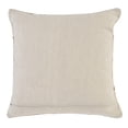 thumbnail image 2 of HomeRoots 522678 22 x 22 in. Jute Geometric Zippered Pillow, Beige, 2 of 3