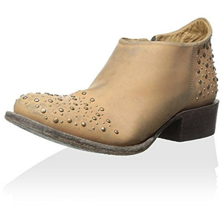 Australia Luxe Collective Women's Brisa Studded Cuban Ankle Boot, Nude, 5 M US