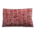thumbnail image 1 of Ahgly Company Patterned Outdoor Rectangular Light Coral Pink Lumbar Throw Pillow, 13 inch by 19 inch, 1 of 5