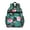 Dark-green-48, variant on Food Pattern Student Backpack Featuring Ice Cream and Sweet Treats Lightweight and Durable and Book Bag Adjustable Chest Strap and Padded Shoulder Straps for Comfort