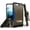 Tan/Black, variant on Case with Clip for iPhone 8, Burgundy Tri-Shield Cover and Belt Hip Holster [Kickstand + Credit Card Wallet Slot + Strap] for Apple iPhone 8, iPhone 7