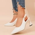 thumbnail image 2 of Mepaouo Women's Slingback Kitten Heels Closed Pointed Toe Stiletto Wedding Party Dress Pumps Shoes, 2 of 7