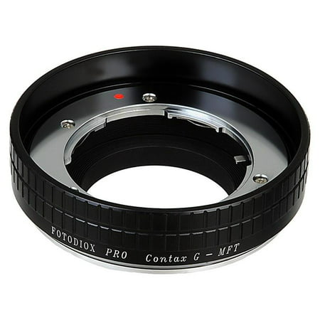 Fotodiox Pro Lens Mount Adapter - Contax G SLR Lens to Micro Four Thirds (MFT, M4/3) Mount Mirrorless Camera Body with Built-In Focus Control