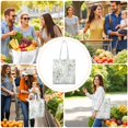 thumbnail image 2 of Sac d'Épicerie Réutilisable Imprimé Fleur - Durable et Lavable en Machine, 2 of 6