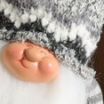 thumbnail image 5 of Adornos de gnomo de muñeca navideña, decoración de elfo de pierna larga para decoración de regalo de Navidad para el hogar (gris), 1 unidad, 5 of 5