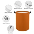 thumbnail image 6 of Burnt Orange Waterproof Oxford Cloth Laundry Hamper, Collapsible Storage Bin with Reinforced Handles for Clothes and Toys, 3 Sizes Available, 6 of 7