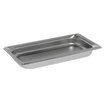 Super Pan 3 1/3 Size S/S Steam Table Pan, 1.7 Qt