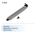 thumbnail image 3 of Unique Bargains 5PCS PCI Slot Cover Dust Filter, Blanking Plate Ventilation Deflector Bracket Expansion with 5 Screw, 3 of 4
