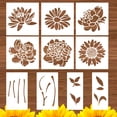 thumbnail image 1 of IIDEA Set de 10 Plantillas de Flores 36 cm para DIY, 1 of 7