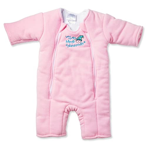 Baby Merlin s Magic Sleepsuit Swaddle Transition Product Microfleece Pink 6 9 Months