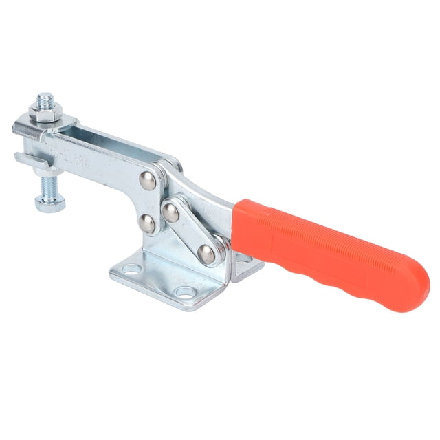 Toggle Clamp, Iron Plastic Horizontal Toggle Clamp Simple Operation GH Horizontal 500kg Clamping Force For Heavy Duty Welding
