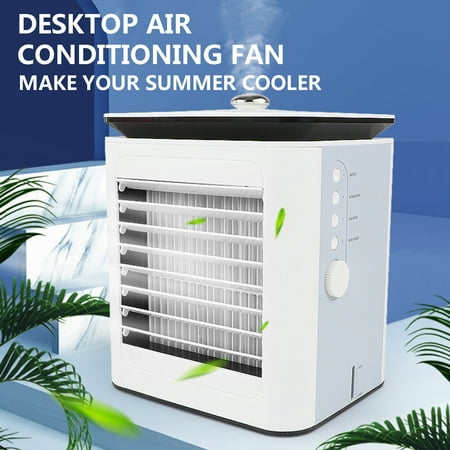 

Tagold Air Cooler Humidifying Spray Cooling Desktop Cooling USB Small Fan Mini Water