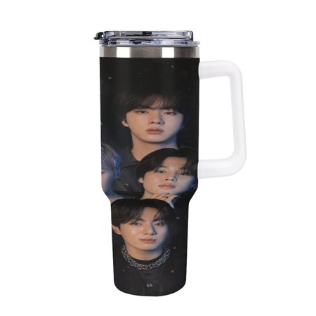 

B_TS Anime Tumbler Gifts Presents for Kids Husband Tumbler Cups For Home Office Or Car Perfect Anime Presents Boys And Girls Boyfriend White-style