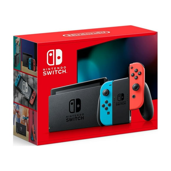 Nintendo Switch™ with Neon Blue and Neon Red Joy‑Con™ (New Box) (FR)