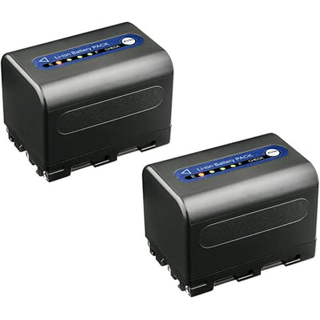Kastar 2-Pack NP-QM71D Battery 7.4V 3600mAh Replacement for Sony MVC-CD200 MVC-CD250 MVC-CD300 MVC-CD350 MVC-CD400 MVC-CD500 DSR-PDX10 HVL-ML20M HVR-A1 HVR-A1U DSLR-A100 CCD-TRV106 Camera