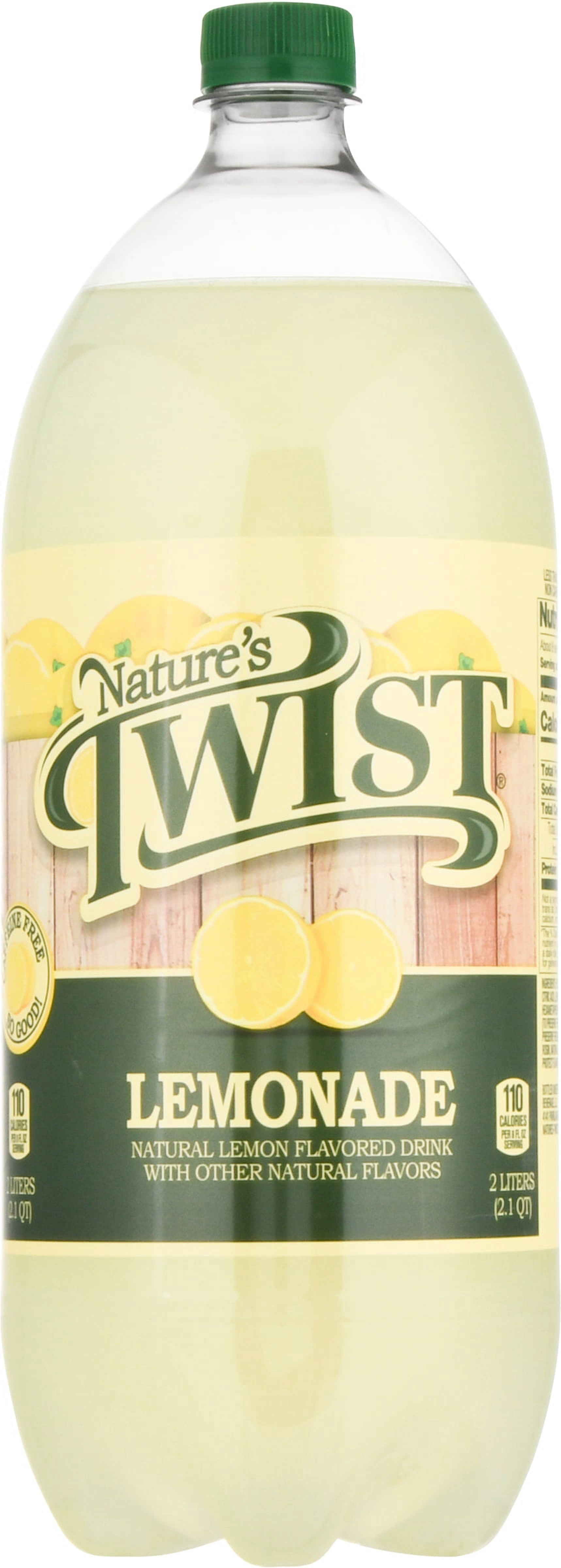Nature's Twist Lemonade Juice Drink, 2 Liter Bottle