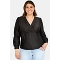 thumbnail image 1 of Blusa manga larga Roman Fashion /Tallas Extras, 2126 (Negro) negro 42 Roman Fashion BL-ELY-2126-NEGRO, 1 of 6