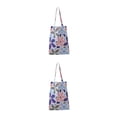thumbnail image 4 of Sonducket Bolso de mano Bolso de hombro para niñas con bolsillo lateral Flor de vacaciones en la playa Blume 2Conjunto, 4 of 6