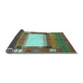 thumbnail image 2 of Ahgly Company Indoor Square Abstract Light Blue Contemporary Area Rugs, 3' Square, 2 of 4
