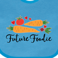 thumbnail image 4 of Inktastic Future Foodie Cute Vegetable Boys or Girls Baby Bib, 4 of 4