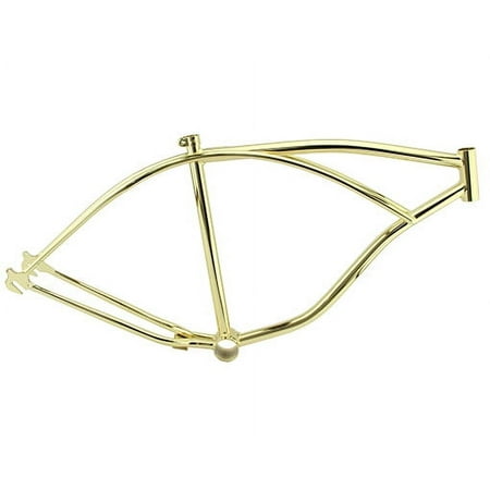 26  Beach Cruisers Bike Frame Gold. Bike frame  bicycle frame  bike parts  bicycle parts price history on PriceWatchPro