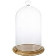 thumbnail image 2 of Cubierta de cúpula de tarro de vidrio transparente Cubierta decorativa de campana de campana de cúpula de vidrio transparente Cubierta de vidrio de flores frescas para fiesta de bodas San V, 2 of 5