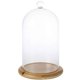 thumbnail image 2 of Tapa de cúpula de frasco de vidrio transparente Tapa de campana de campana de vidrio transparente decorativa Tapa de vidrio con flores frescas para fiesta de b, 2 of 5