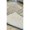 thumbnail image 2 of Washable Machine None-Slip Base Area Rug for Living Room, Dining Room, Game Room, Indoor Pet and Child Friendly Casual Design Abstract Gray, 2 of 5