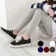 thumbnail image 2 of Leggings deportivos de algodón rasgados para mujer, primavera 2024, ropa para mujer, pantalones ajustados sólidos coreanos, envío directo, 2 of 5
