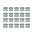 thumbnail image 1 of 50PCS Replacement Vertical Blind Bead Clips Plastic Roman Roller Ball Chain Connector (White), 1 of 7