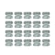 thumbnail image 1 of 50 piezas de repuesto de clips de cuentas ciegas verticales de plástico conector de cadena de bola de rodillo romano (blanco), 1 of 4