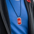 thumbnail image 3 of I Love My Canadian Wife Military Dog Tag Pendant Necklace with Cord, 3 of 4