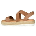 thumbnail image 3 of Journee Womens Caroline Strappy Espadrille Sandals, 3 of 9