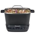thumbnail image 2 of PowerXL™ StirMax™ Digital Programmable Slow/Multi-Cooker with 9 Cooking Pre-Sets, Black Refurbished Excellent Condition, 2 of 7