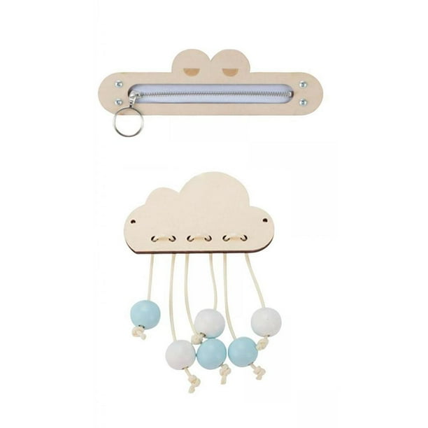 Montessori Busy Board Accesorios Sensory Board Componentes para Niños Pequeños