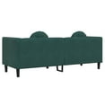 thumbnail image 5 of vidaXL Sofa with Cushions 3-Seater Dark Green Velvet, 5 of 8